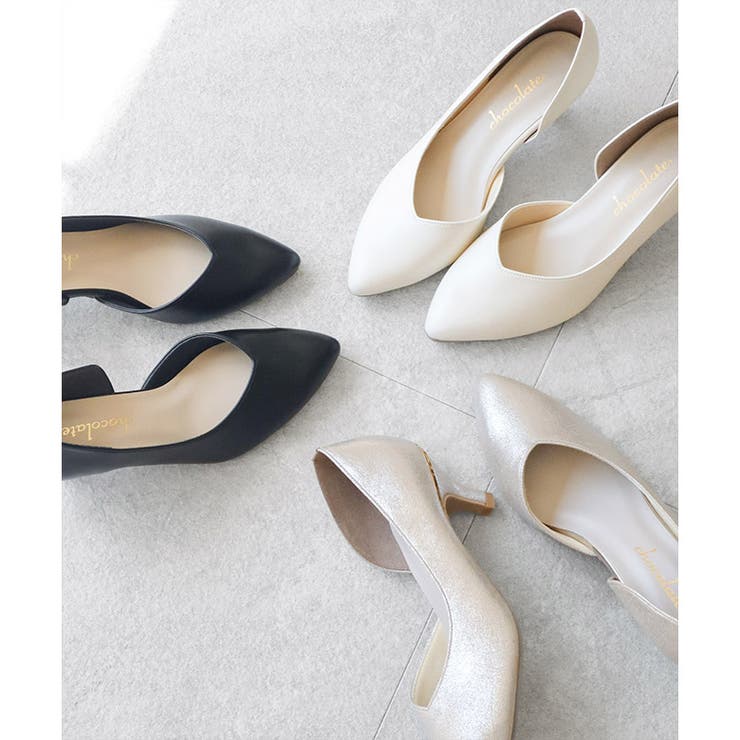 日本製 サイドオープン シンプル パンプス | SHOE FANTASY | 詳細画像33 