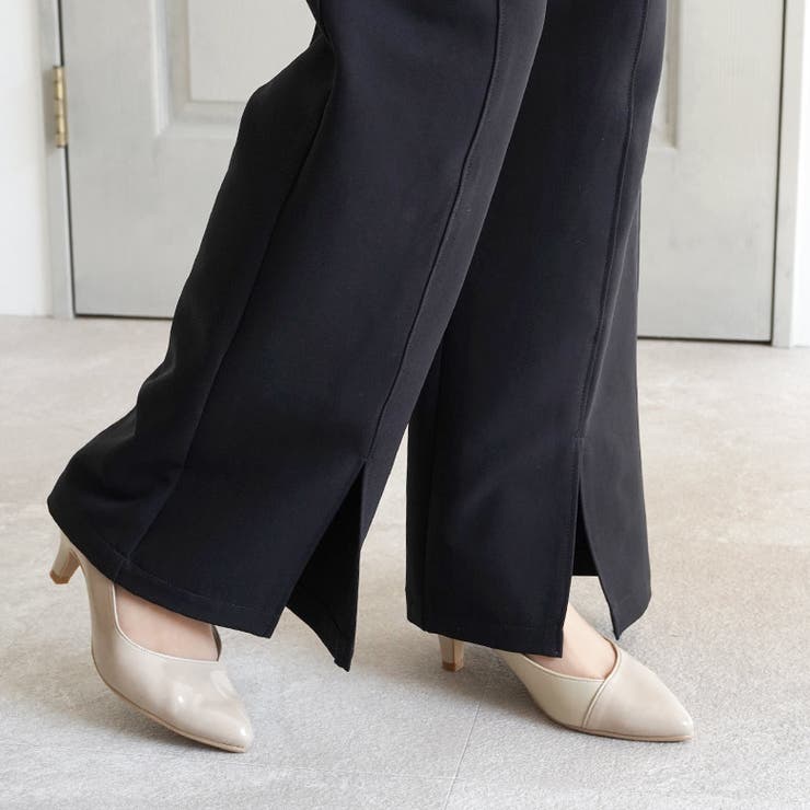 日本製 異素材切り替え デザインカットパンプス 晴雨兼用 レイン | SHOE FANTASY | 詳細画像17 