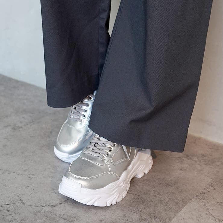 厚底 レースアップ シューズ ダッドスニーカー ボリュームソール | SHOE FANTASY | 詳細画像25 
