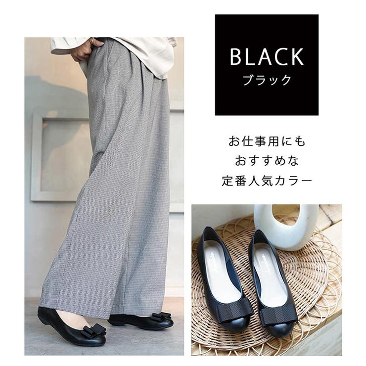 日本製 グログランリボン バレエシューズ 晴雨兼用 レイン | SHOE FANTASY | 詳細画像35 