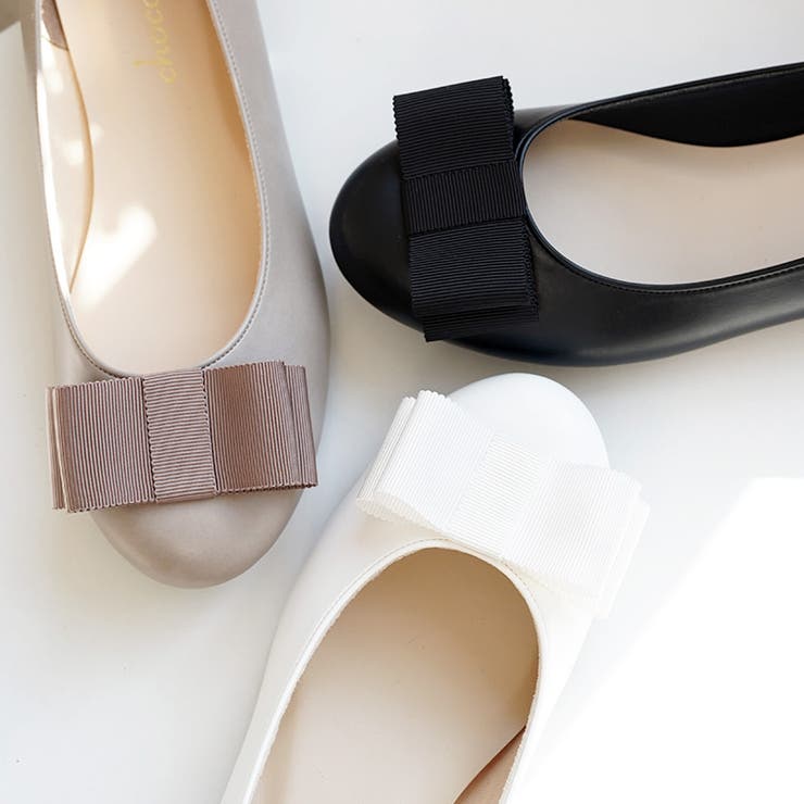 日本製 グログランリボン バレエシューズ 晴雨兼用 レイン | SHOE FANTASY | 詳細画像7 