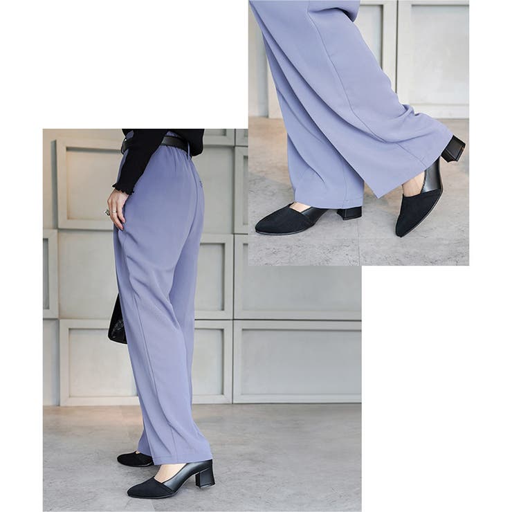 日本製 サテン切り替え パンプス 晴雨兼用 レイン | SHOE FANTASY | 詳細画像19 