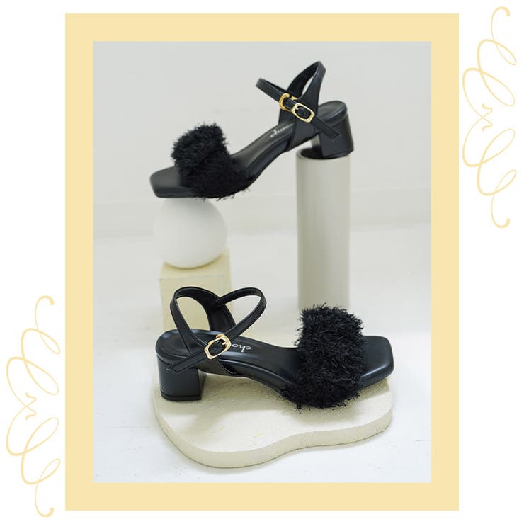 日本製 フリンジ シャガード サンダル  痛くない 柔らかい | SHOE FANTASY | 詳細画像5 