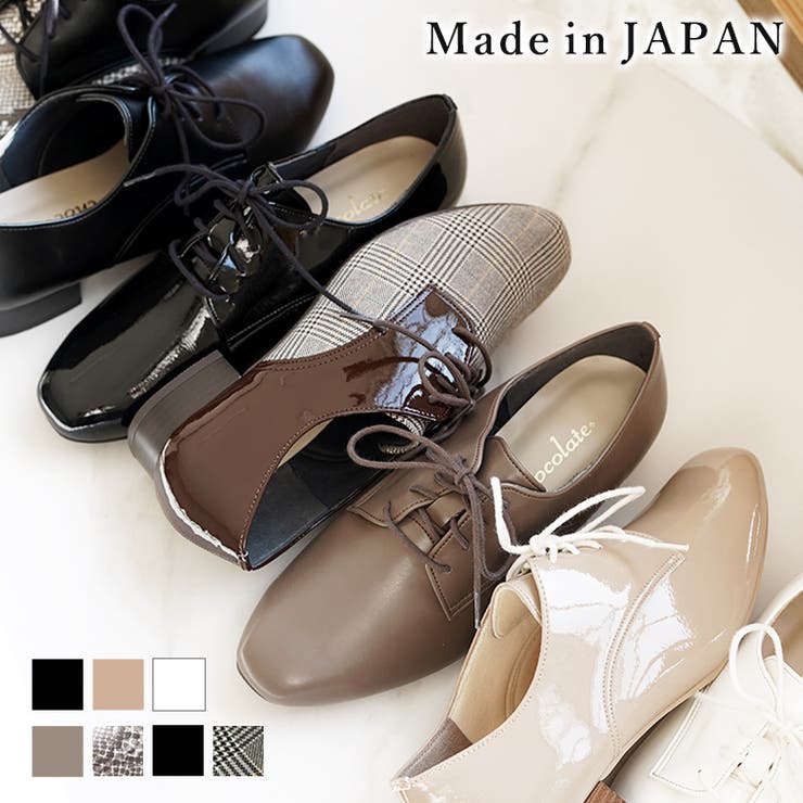 日本製 マニッシュシューズ ヒモ付き | SHOE FANTASY | 詳細画像1 