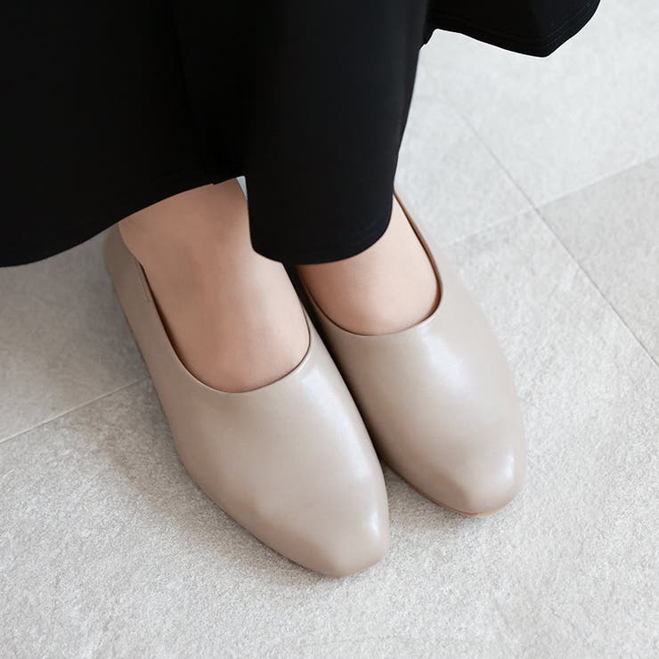 スクエアトゥブーティーパンプス 晴雨兼用 幅広 | SHOE FANTASY | 詳細画像26 