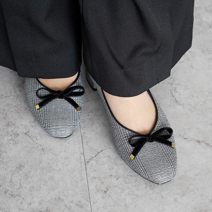 日本製 ベロアリボン ヒール バレエパンプス 晴雨兼用 レイン | SHOE FANTASY | 詳細画像28 