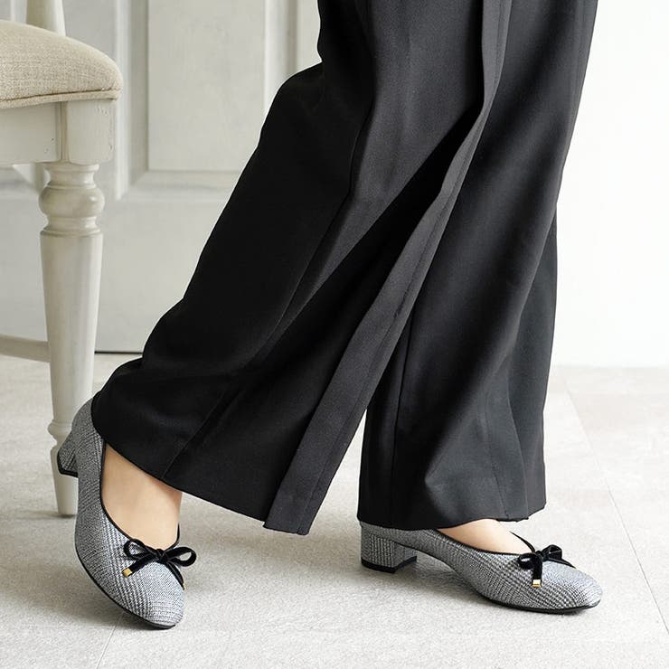 日本製 ベロアリボン ヒール バレエパンプス 晴雨兼用 レイン | SHOE FANTASY | 詳細画像30 