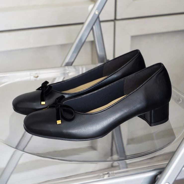 日本製 ベロアリボン ヒール バレエパンプス 晴雨兼用 レイン | SHOE FANTASY | 詳細画像11 