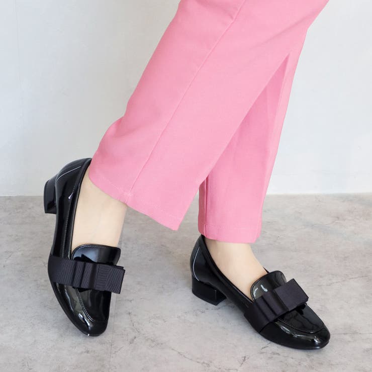 日本製 グログランリボン ローファー パンプス 晴雨兼用 レイン | SHOE FANTASY | 詳細画像12 