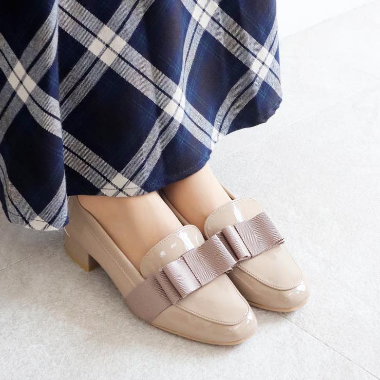日本製 グログランリボン ローファー パンプス 晴雨兼用 レイン | SHOE FANTASY | 詳細画像19 