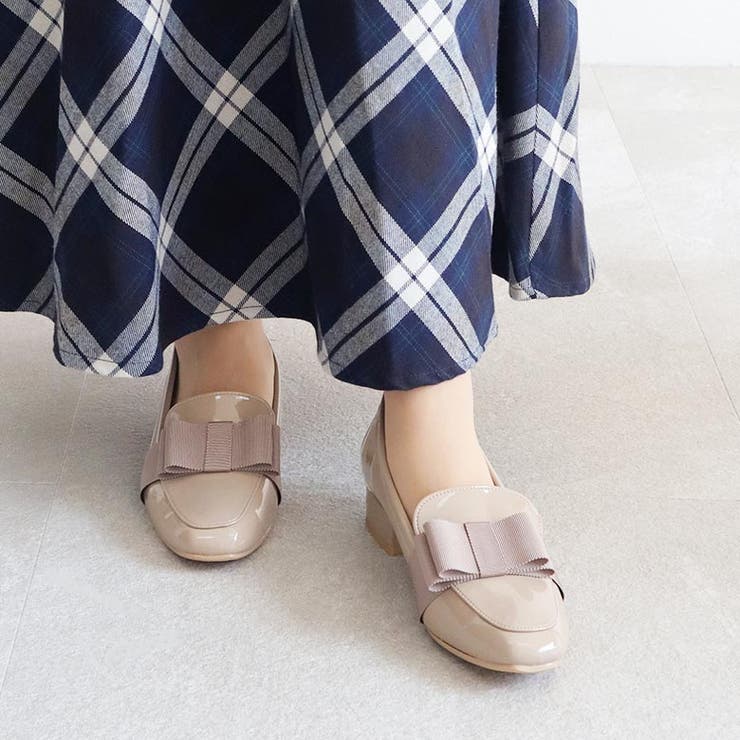 日本製 グログランリボン ローファー パンプス 晴雨兼用 レイン | SHOE FANTASY | 詳細画像21 
