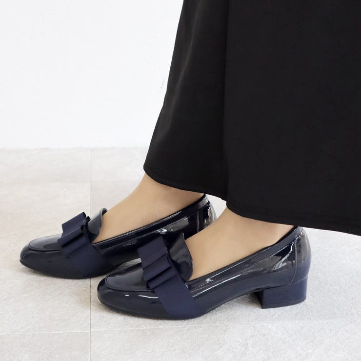 日本製 グログランリボン ローファー パンプス 晴雨兼用 レイン | SHOE FANTASY | 詳細画像32 