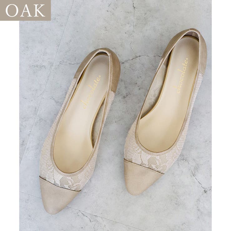 日本製 ポインテッド チュールパンプス 2.5cmヒール 花柄 水玉 合皮 | SHOE FANTASY | 詳細画像17 