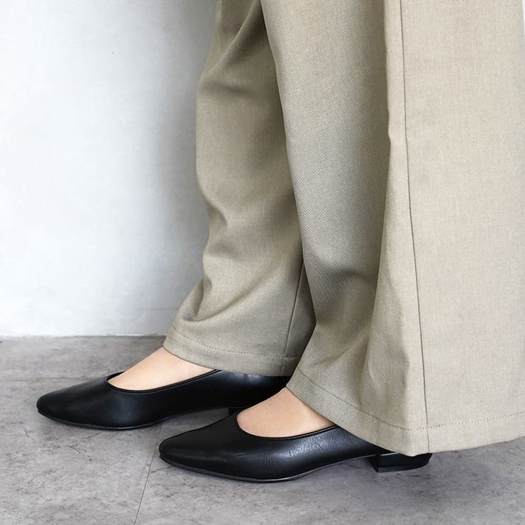 日本製 シンプルなポインテッド カジュアル パンプス | SHOE FANTASY | 詳細画像12 