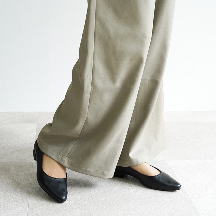 日本製 シンプルなポインテッド カジュアル パンプス | SHOE FANTASY | 詳細画像15 