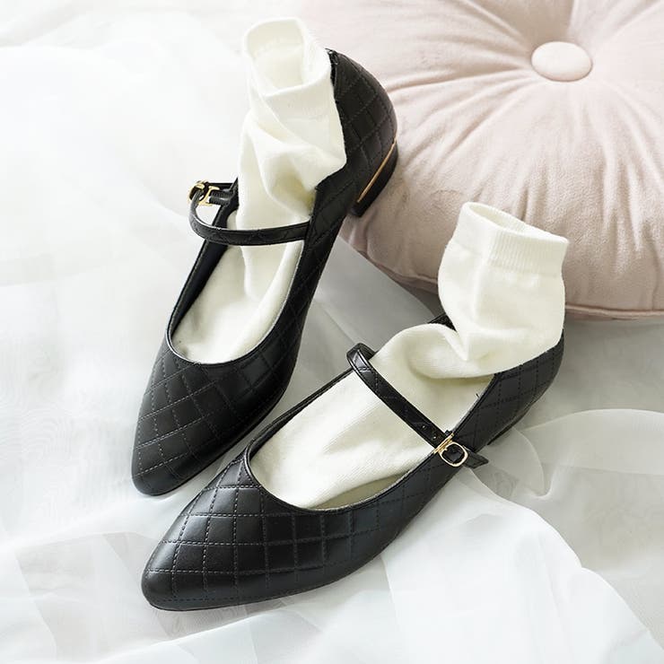 日本製 ポインテッドトゥ メリージェーン レインパンプス 晴雨兼用 | SHOE FANTASY | 詳細画像31 