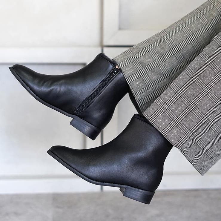 晴雨兼用 フェイクファー ショートブーツ | SHOE FANTASY | 詳細画像14 