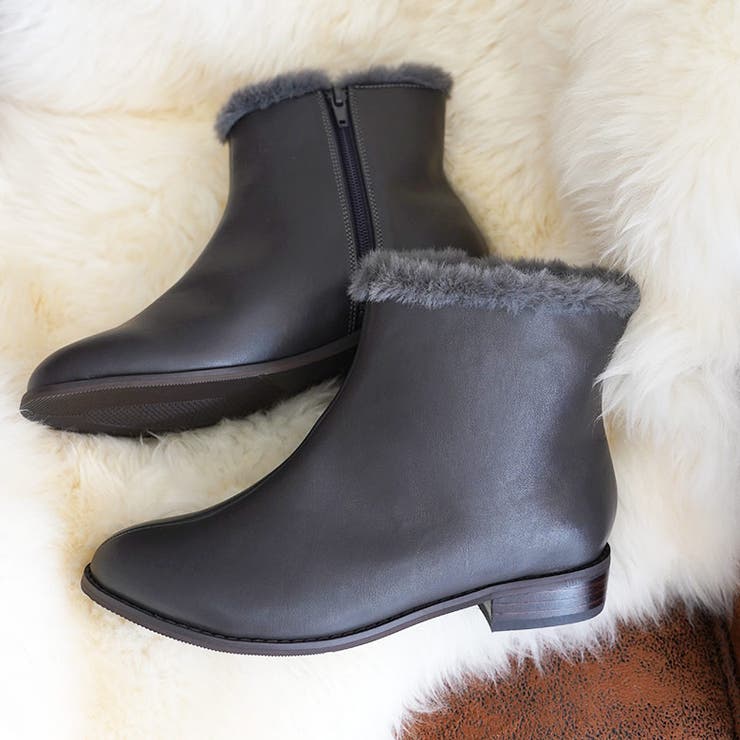 晴雨兼用 フェイクファー ショートブーツ | SHOE FANTASY | 詳細画像30 