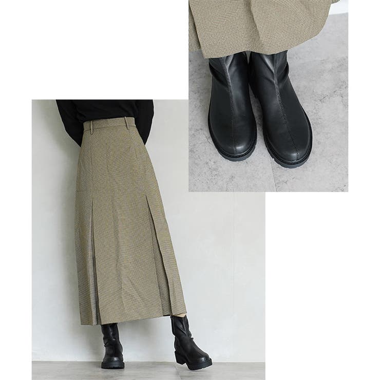 ラウンドトゥ ストレッチ ショートブーツ 晴雨兼用 レイン | SHOE FANTASY | 詳細画像19 