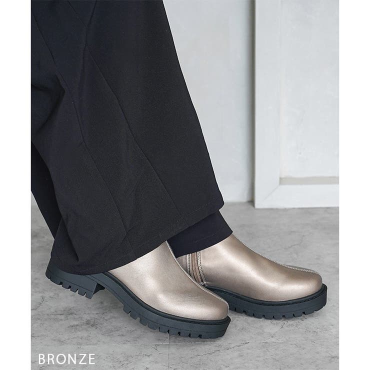 ラウンドトゥ ストレッチ ショートブーツ 晴雨兼用 レイン | SHOE FANTASY | 詳細画像27 