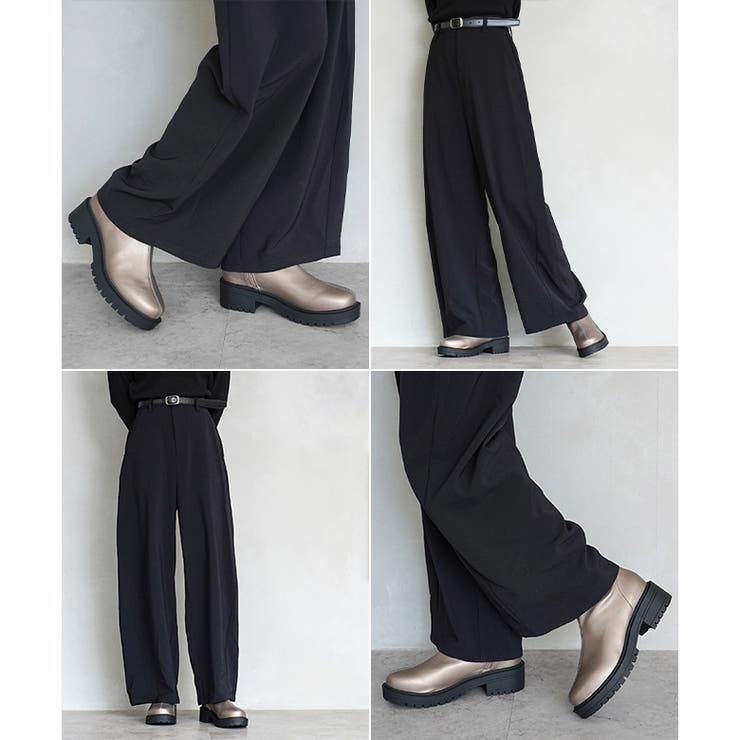 ラウンドトゥ ストレッチ ショートブーツ 晴雨兼用 レイン | SHOE FANTASY | 詳細画像29 