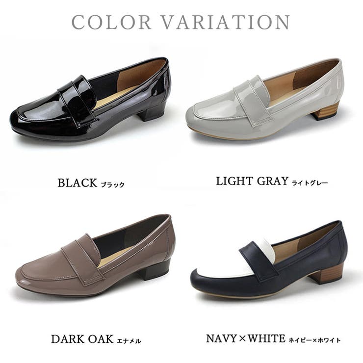日本製 スクエアトゥ ローファー[品番：OK000000520]｜SHOE
