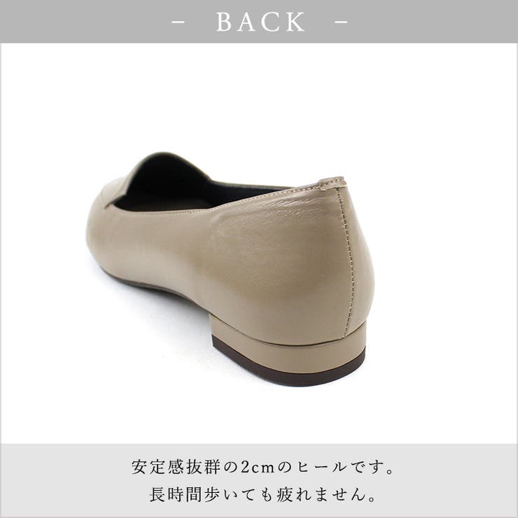 22AW 秋冬新作 日本製 ポインテッドトゥ シンプル ローファー パンプス  | SHOE FANTASY | 詳細画像6 