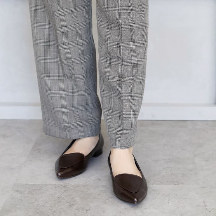 22AW 秋冬新作 日本製 ポインテッドトゥ シンプル ローファー パンプス  | SHOE FANTASY | 詳細画像20 