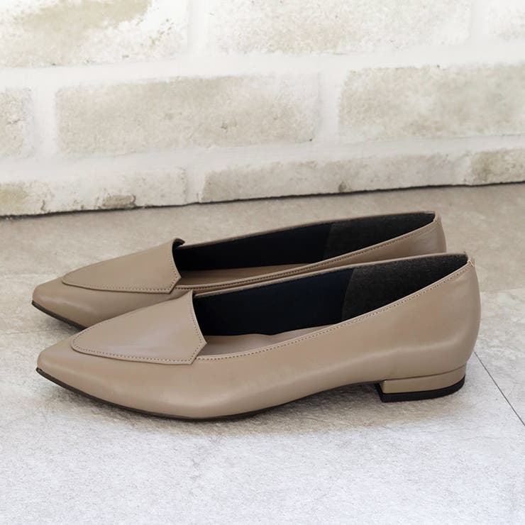 22AW 秋冬新作 日本製 ポインテッドトゥ シンプル ローファー パンプス  | SHOE FANTASY | 詳細画像27 