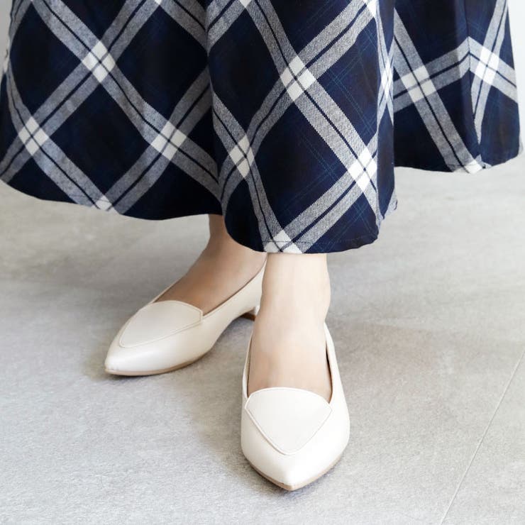 22AW 秋冬新作 日本製 ポインテッドトゥ シンプル ローファー パンプス  | SHOE FANTASY | 詳細画像39 