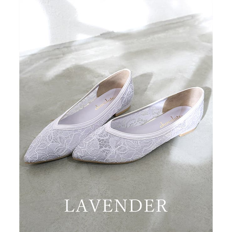 日本製 ポインテッドトゥ レースパンプス | SHOE FANTASY | 詳細画像22 