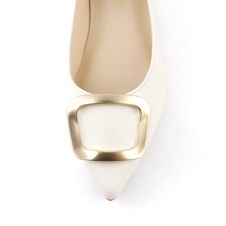 日本製 ポインテッドトゥ バックル パンプス 晴雨兼用 | SHOE FANTASY | 詳細画像10 