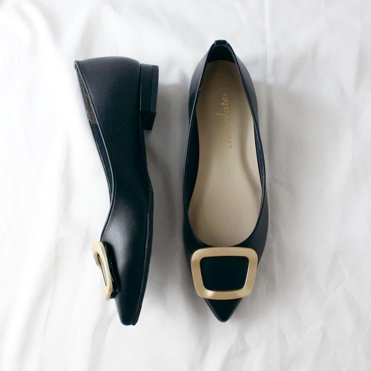 日本製 ポインテッドトゥ バックル パンプス 晴雨兼用 | SHOE FANTASY | 詳細画像11 