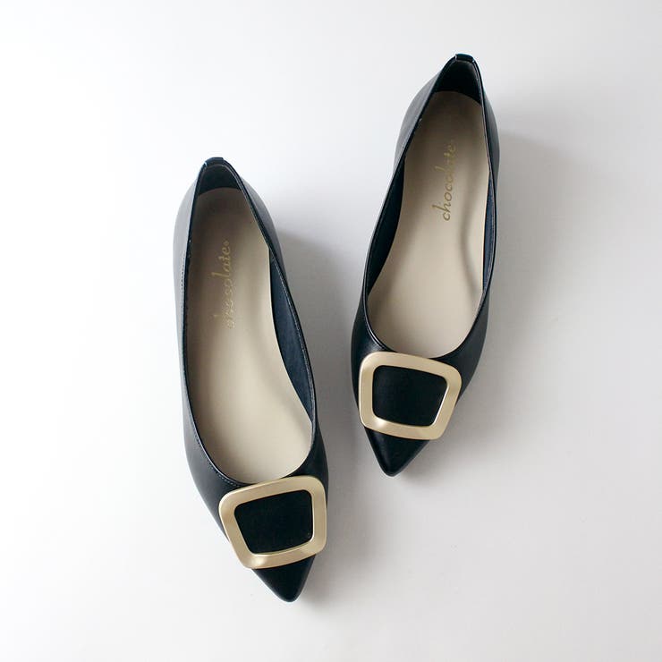 日本製 ポインテッドトゥ バックル パンプス 晴雨兼用 | SHOE FANTASY | 詳細画像13 