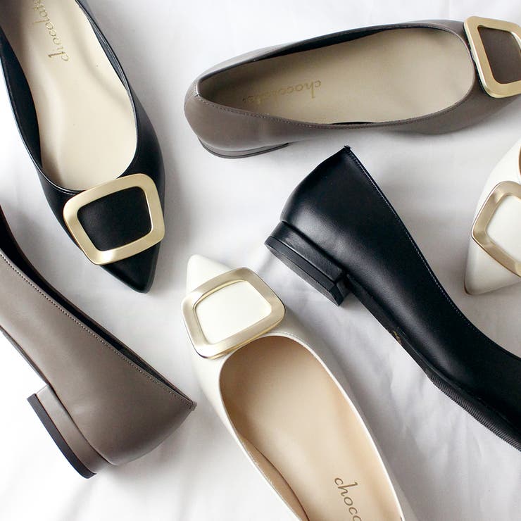 日本製 ポインテッドトゥ バックル パンプス 晴雨兼用 | SHOE FANTASY | 詳細画像35 