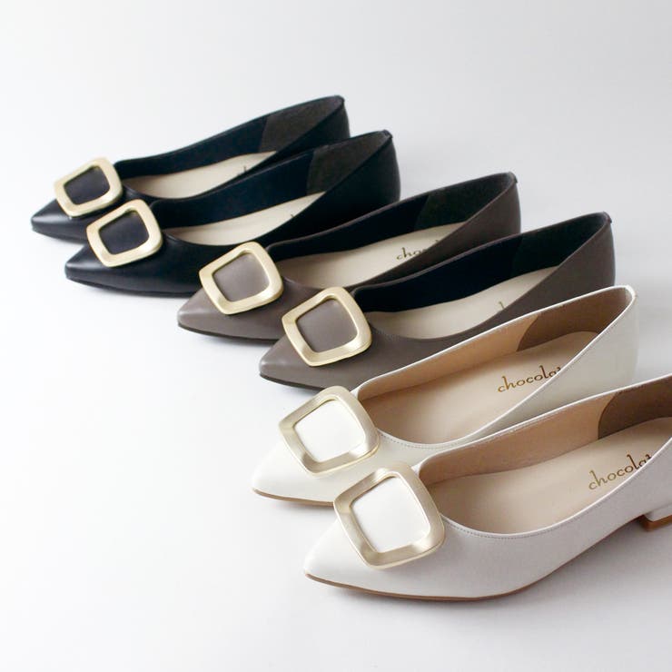 日本製 ポインテッドトゥ バックル パンプス 晴雨兼用 | SHOE FANTASY | 詳細画像38 