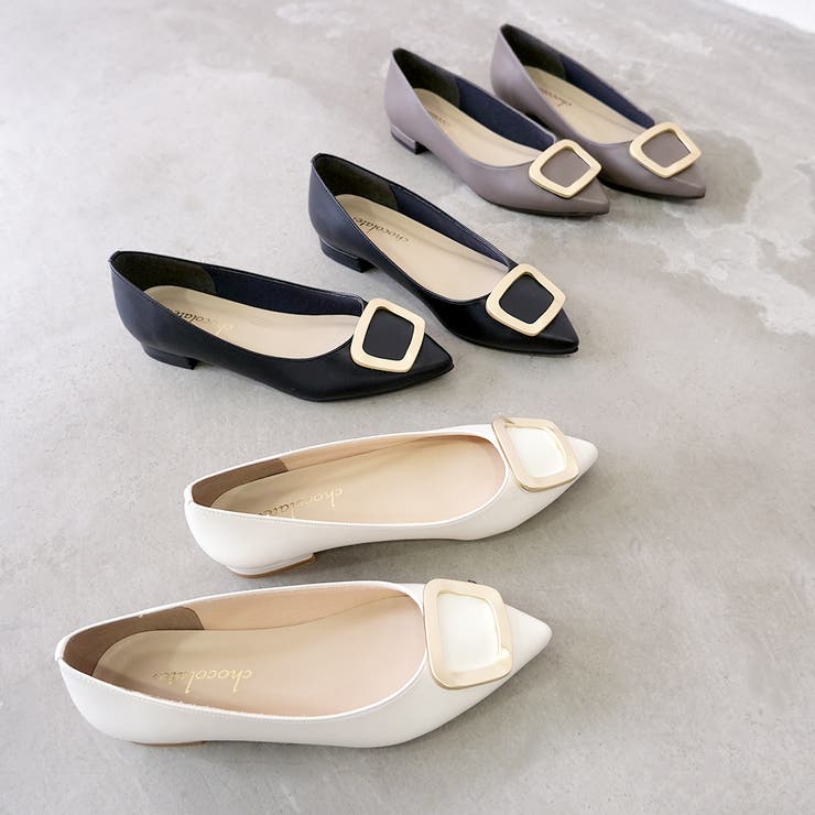 日本製 ポインテッドトゥ バックル パンプス 晴雨兼用 | SHOE FANTASY | 詳細画像40 