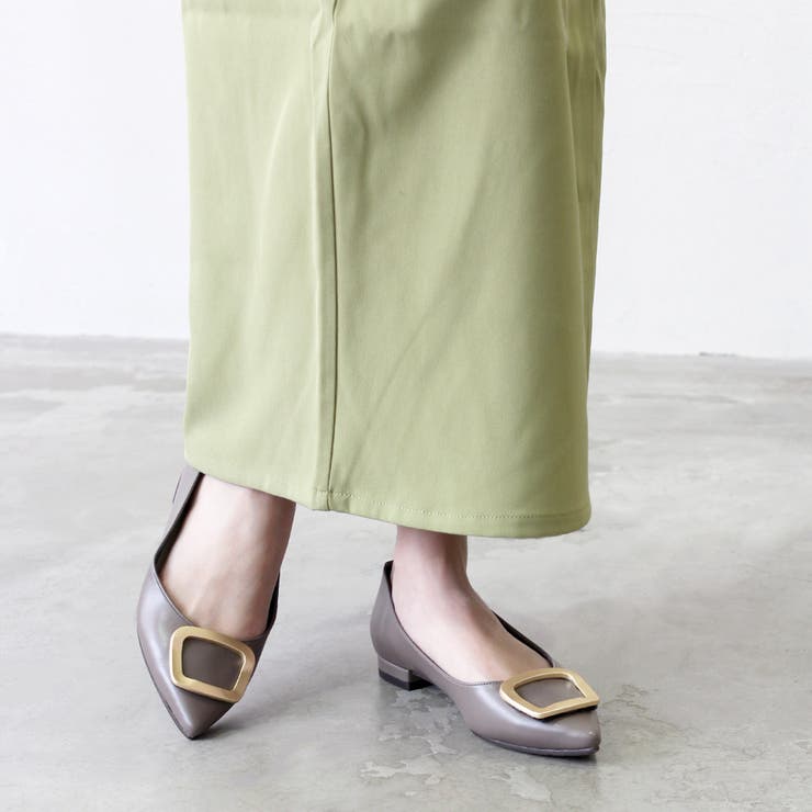 日本製 ポインテッドトゥ バックル パンプス 晴雨兼用 | SHOE FANTASY | 詳細画像22 