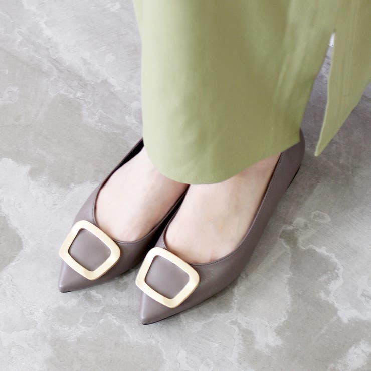 日本製 ポインテッドトゥ バックル パンプス 晴雨兼用 | SHOE FANTASY | 詳細画像25 