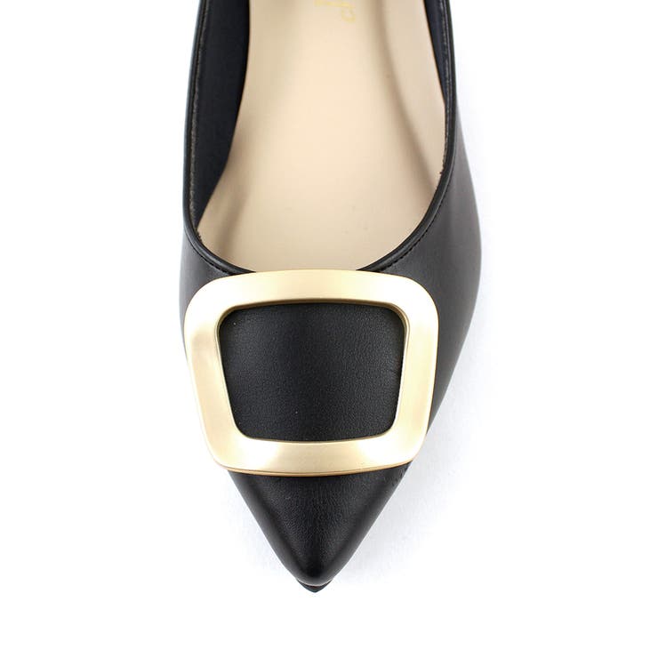 日本製 ポインテッドトゥ バックル パンプス 晴雨兼用 | SHOE FANTASY | 詳細画像8 