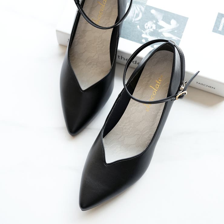 日本製 Vカット 2wayストラップ パンプス 晴雨兼用 レイン | SHOE FANTASY | 詳細画像10 