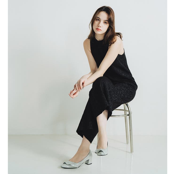 日本製 ポインテッドトゥ ラッフルフリル パンプス | SHOE FANTASY | 詳細画像16 