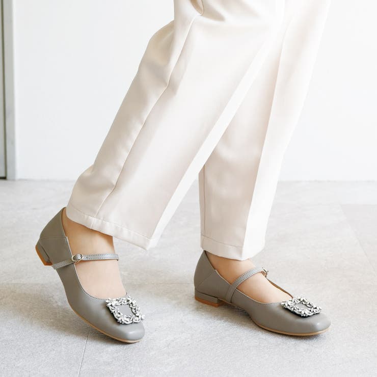 日本製 ビジューバックル メリージェーンパンプス 晴雨兼用 レイン | SHOE FANTASY | 詳細画像27 