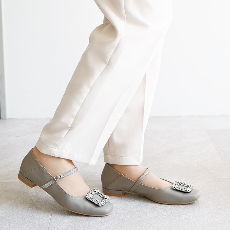 日本製 ビジューバックル メリージェーンパンプス 晴雨兼用 レイン | SHOE FANTASY | 詳細画像28 