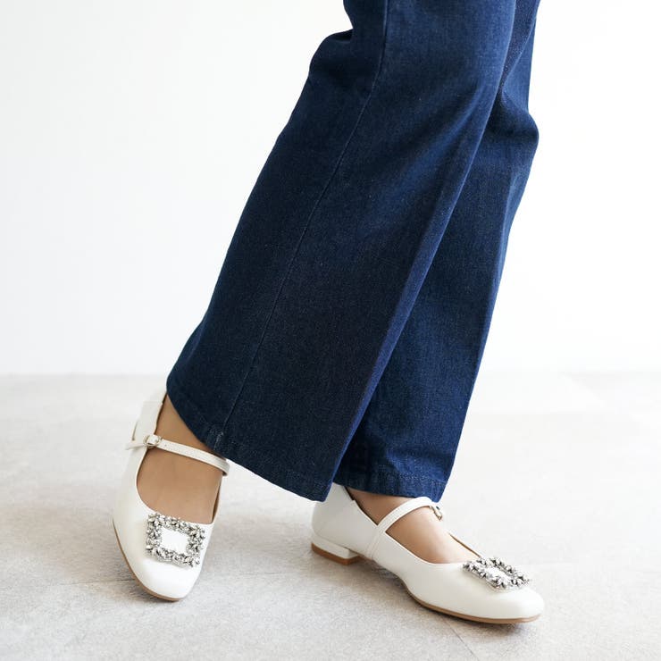日本製 ビジューバックル メリージェーンパンプス 晴雨兼用 レイン | SHOE FANTASY | 詳細画像33 