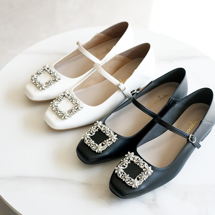 日本製 ビジューバックル メリージェーンパンプス 晴雨兼用 レイン | SHOE FANTASY | 詳細画像15 