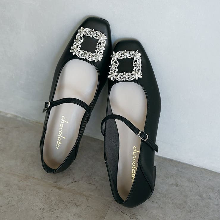 日本製 ビジューバックル メリージェーンパンプス 晴雨兼用 レイン | SHOE FANTASY | 詳細画像17 