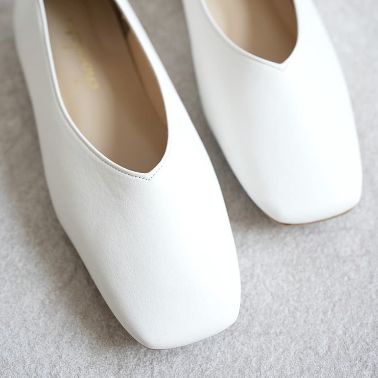 春夏新作 スクエアトゥＶカットパンプス ソフトシューズ | SHOE FANTASY | 詳細画像23 