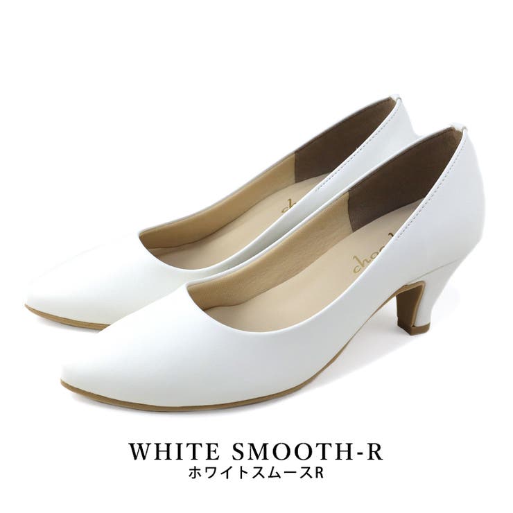 whiteスムースR | 晴雨兼用 日本製 レイン ポインテッド パンプス 6cmヒール 走れるパンプス | SHOE FANTASY