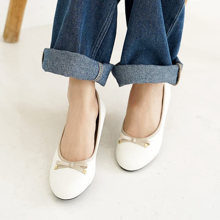 日本製 ストレッチリボンバレエシューズ 2cmヒール | SHOE FANTASY | 詳細画像29 